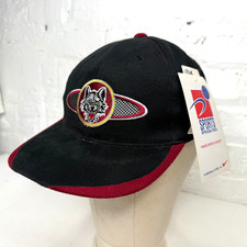 Vintage Chicago Wolves IHL Hockey Sports Specialties Hook  Loop Back Hat NEW