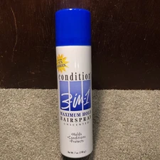 Condition 3-in-1 Maximum Hold Max Hold Hairspray w/ Sunscreen, Unscented 7oz