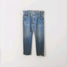 vintage levis 501xx denim blue jeans size 35x37 made in USA