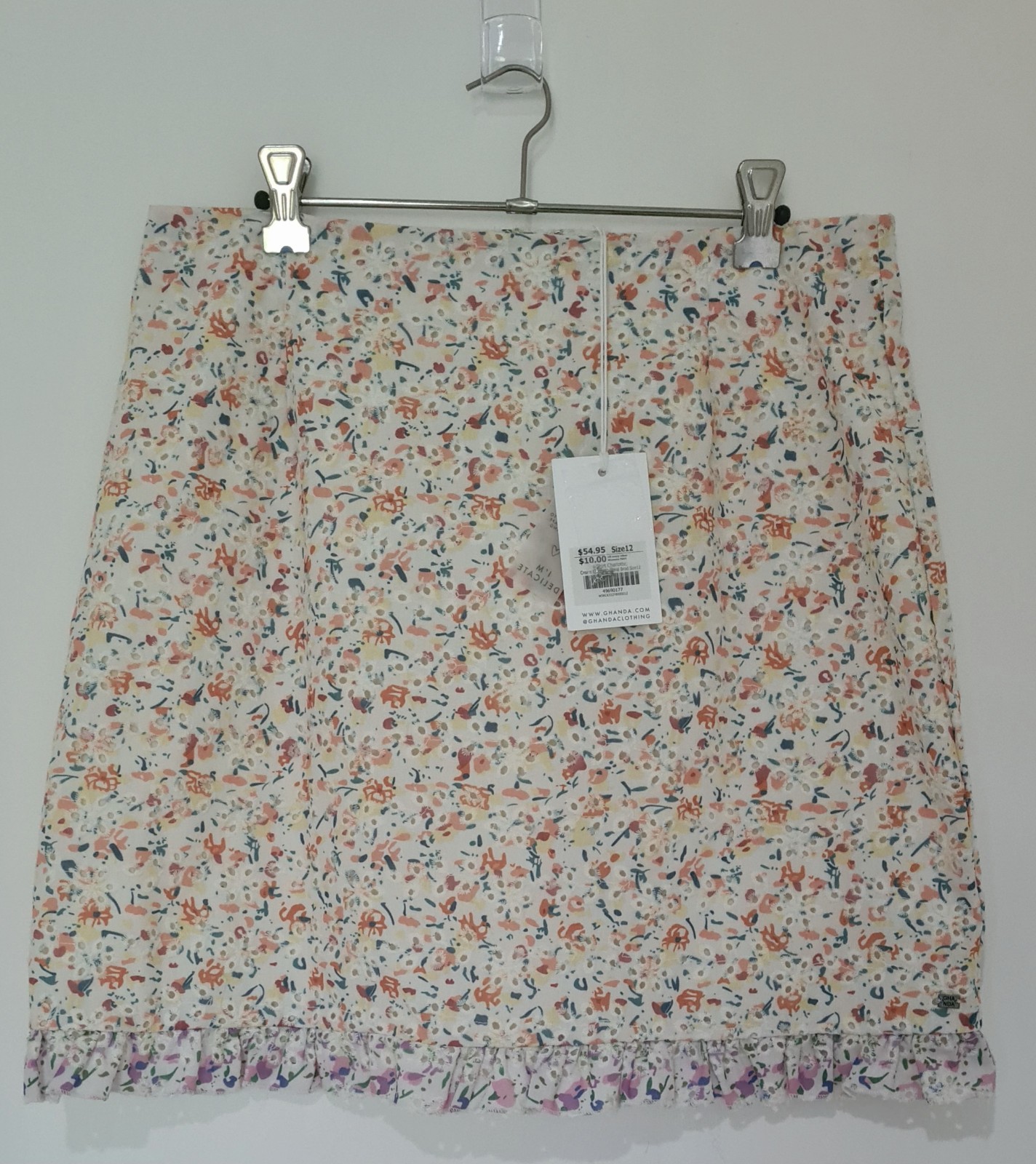 GHANDA Women's Charlotte Floral Skirt - Size 12