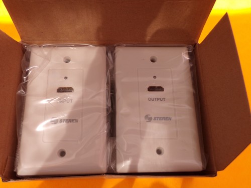 Passive HDMI over Cat5e Wall Plate Set white 526-119WH