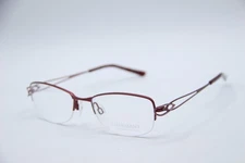 NEW CHARMANT CH 12140 WI WINE GUNMETAL AUTHENTIC FRAMES EYEGLASSES 51-18