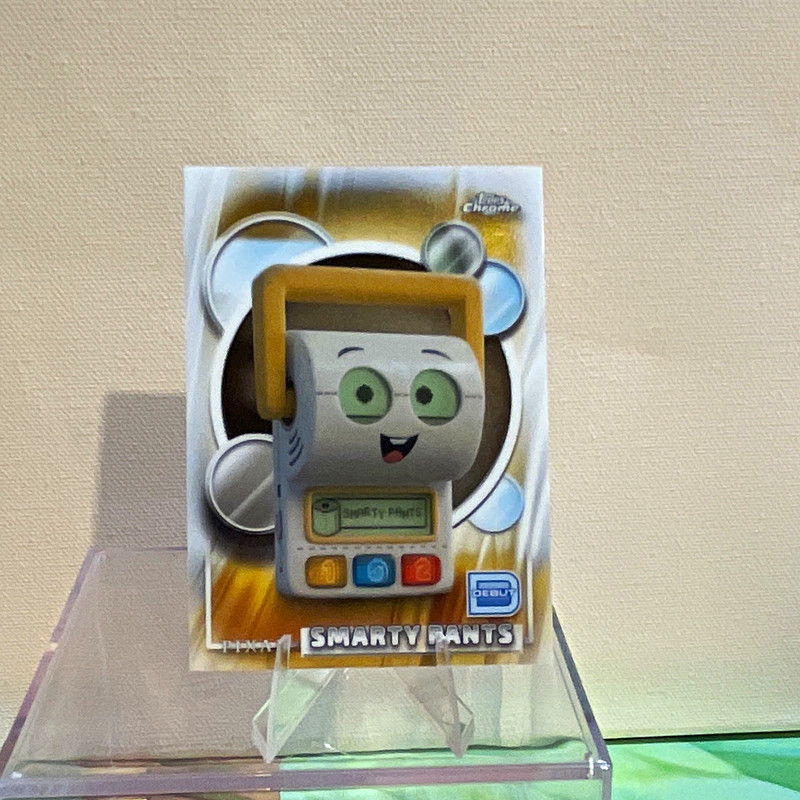 2026 Topps Disney Pixar Chrome Debut  Smarty Pants #198 Base Card