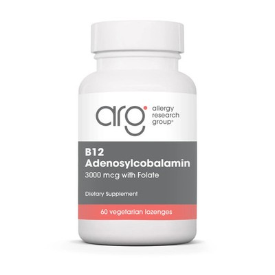 B12 Adenosylcobalamin With Folate  60 lozenges  Allergy Research Group