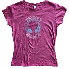 Vintage ET Phone Home Kids Graphic T Shirt Tee E.T. Burgundy Girls 10/12 Large L