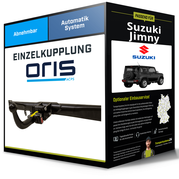 Abnehmbare AnhäNgerkupplung für Suzuki Jimny 07.2018-Jetzt II Typ A6G Oris NEU-image