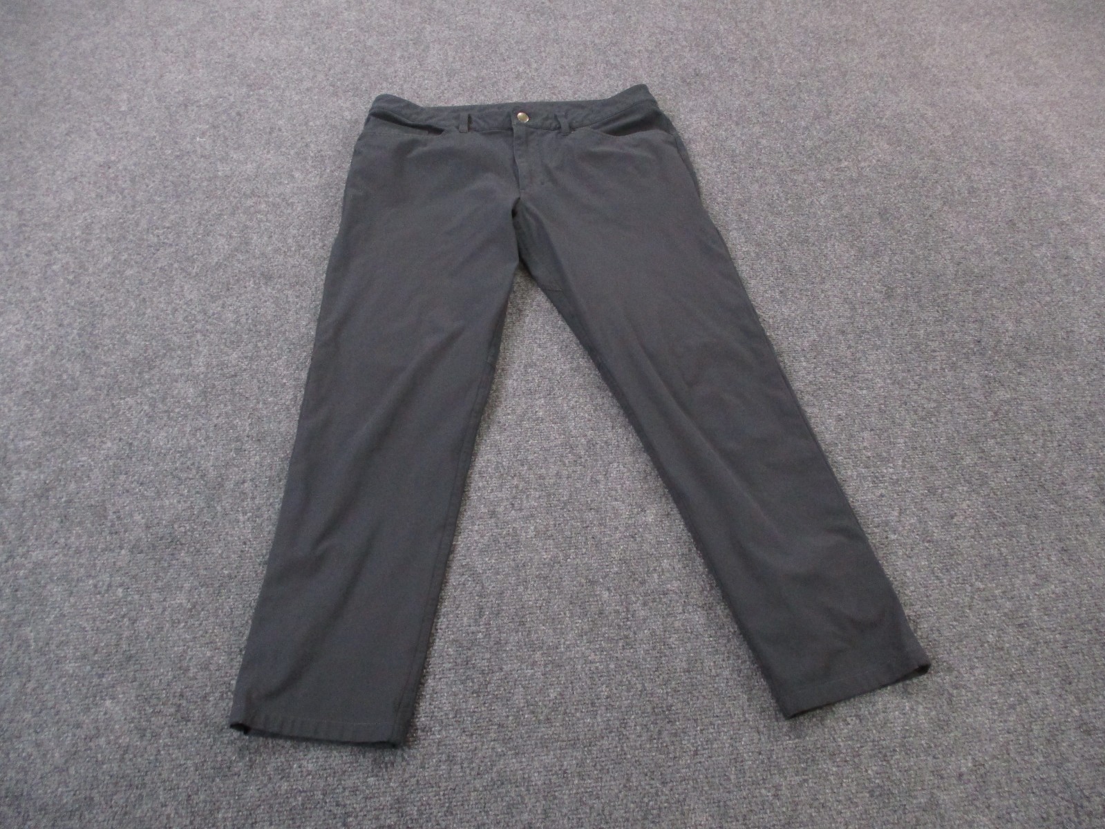 Lululemon Pant Men 33 Gray ABC Slim Chino Stretch Warpstreme Business lm5704s