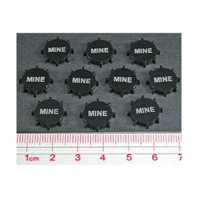 Litko Token Set Naval Mine Tokens - Opaque Black New