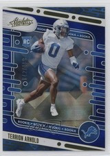 2024 Panini Absolute Rookies Blue Diamonds 42/199 Terrion Arnold #124 0e2x