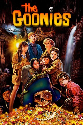 1985 The Goonies Movie Poster 11X17 Mouth Chunk Sloth Data Mikey Map      