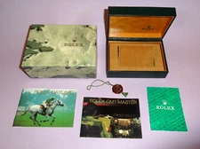 RARE! ROLEX JEWELRY WATCH ONLY BOX w/ DOCUMENTS & OUTER BOX