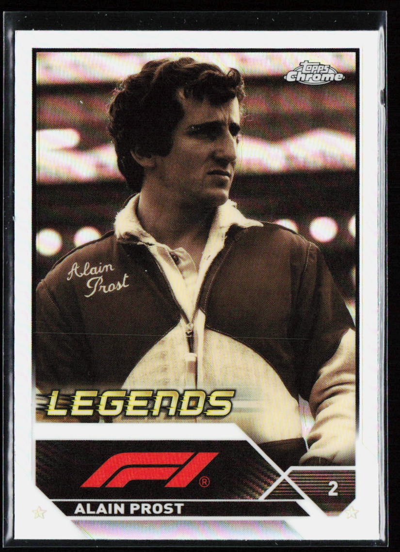 2023 Topps Chrome Formula 1 #196 Alain Prost Refractor