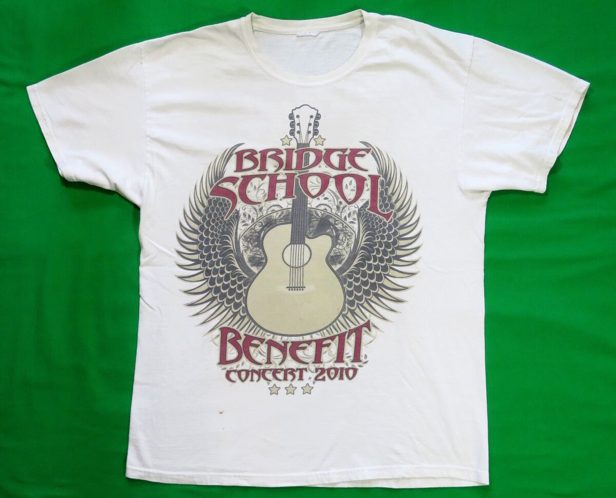 Bridge School Benefit Concert T Shirt 2010 Pearl Jam Buffalo