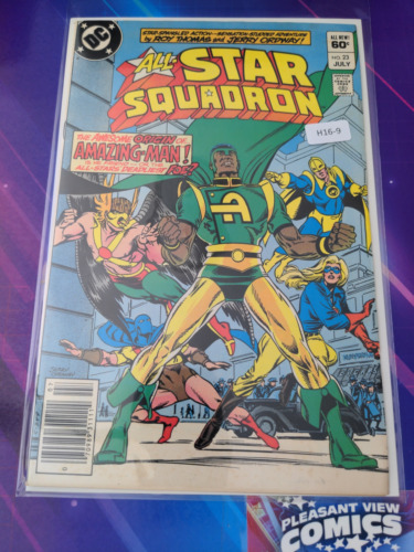 ALL-STAR SQUADRON #23 HIGH GRADE 1ST APP NEWSSTAND DC COMIC BOOK H16-9 - Picture 1 of 1