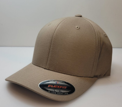 NW Sticker Flexfit Yupoong L   X/L Men's Baseball Cap Tan