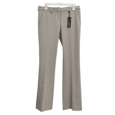 NWT Express Columnist Flare Low Rise Pants Womens Sz 4 Taupe Stretch EXH-2695E