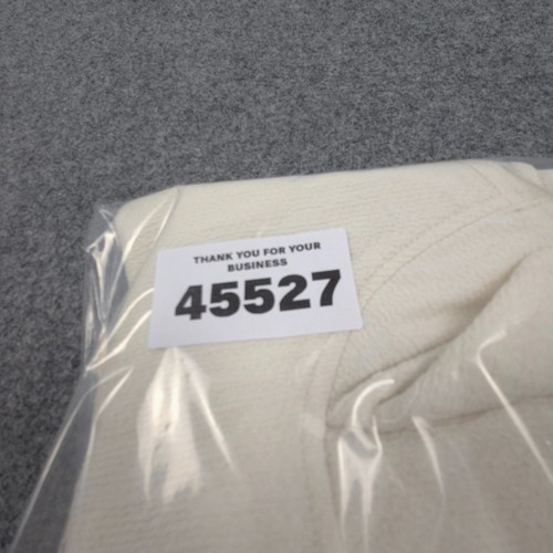 Reiss Shirt Mens LARGE Beige Short Sleeve Button Up Collared Casual Logo Size L - Picture 13 of 13