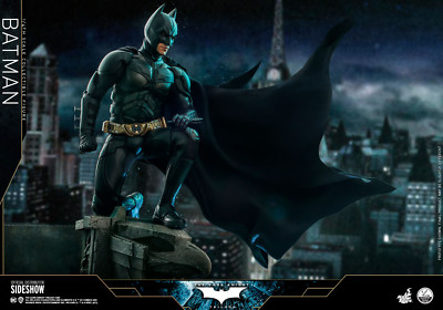 DAMAGED BOX HOT TOYS CHRISTIAN BALE BATMAN DARK KNIGHT 1/4 SCALE QS019 FIGURE