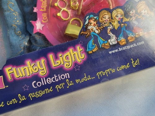 Doll Bambola NO FURGA 2002 BRATZ SASHA FUNKY LIGHT, mint in box BY GIGI ITALY - Picture 10 of 17