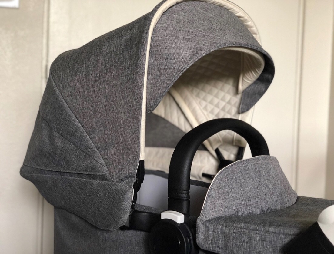 bugaboo buffalo grey melange hood