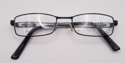 Taka T2620 BK Black Rectangular metal Eyeglasses Frames 51-18-140mm