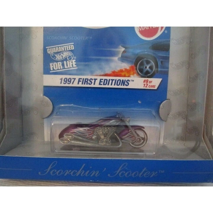 Hot Wheels 30th Anniversary First Edition Purple Scorchin' Scooter 1997 NEW #9 - Image 4 of 4