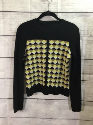 yellow designer sweater