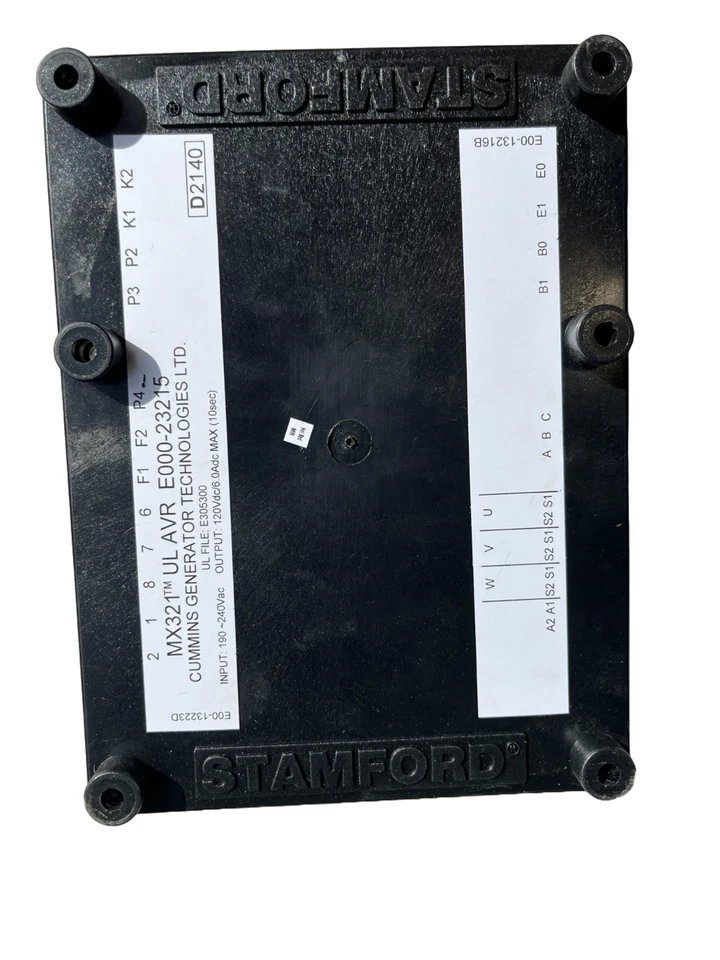 MX321 AUTOMATIC VOLTAGE REGULATOR E000-23215 - Image 2 of 4