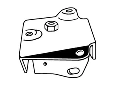 For 1971-1974 Mercury Colony Park Engine Mount Front Left 57714QVQJ 1972 1973