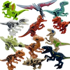 20 pcs Dinosaur Building Block Toys Sets for Kids 6-7-8 Year Old Boys Green