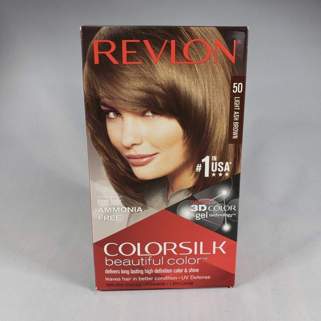 Revlon ColorSilk Beautiful Color Light Ash Brown eBay