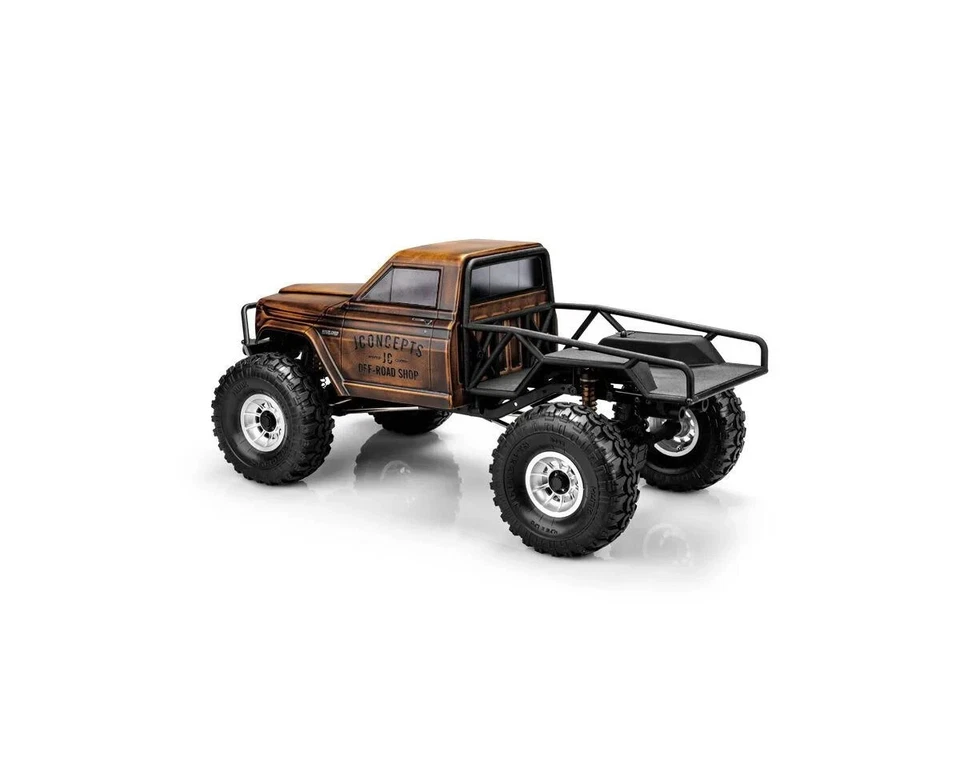 JConcepts JCI Warlord Pre-Trimmed 1/10 Tucked Rock Crawler Body (Clear) Cab Only - Image 2 of 4