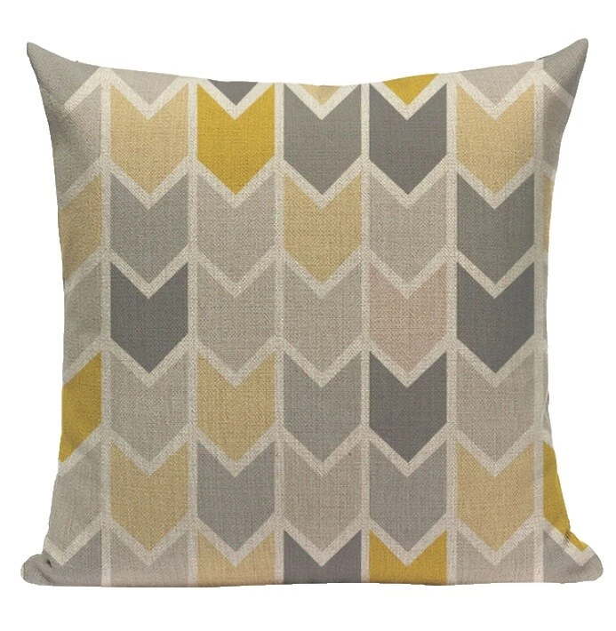 Almohadas de Decoración para el hogar floral arpillera