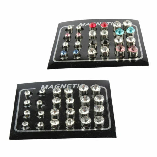 Mehrfarbige Clip-On Mode-Ohrschmuck