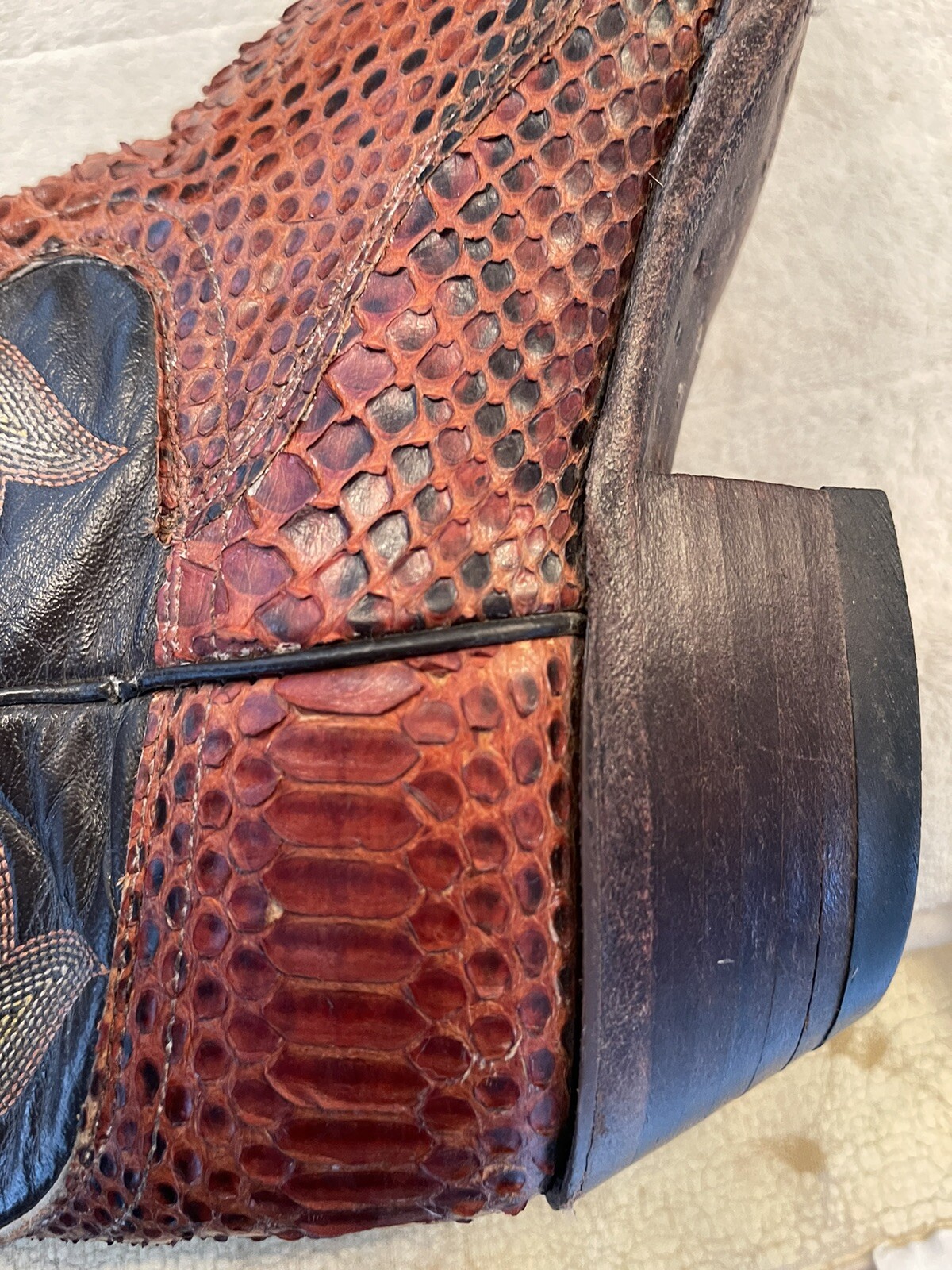 Justin Men’s Vintage Cowboy Boots eBay