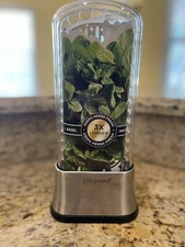 PREPARA FRESH HERB KEEPER STAINLESS STEEL CONTAINER STAY FRESH 3X LONGER