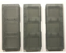 Lot of 3 Official OEM Nintendo DS 3 Game Holder Case DS