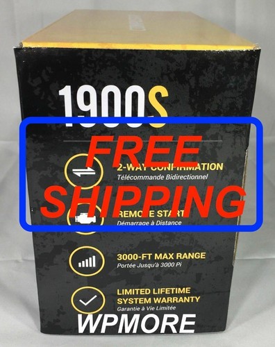 Compustar CS1900-S 2-Way 3000-FT Range LED R3 Remote Start Keyless System cs4900 - Picture 4 of 4