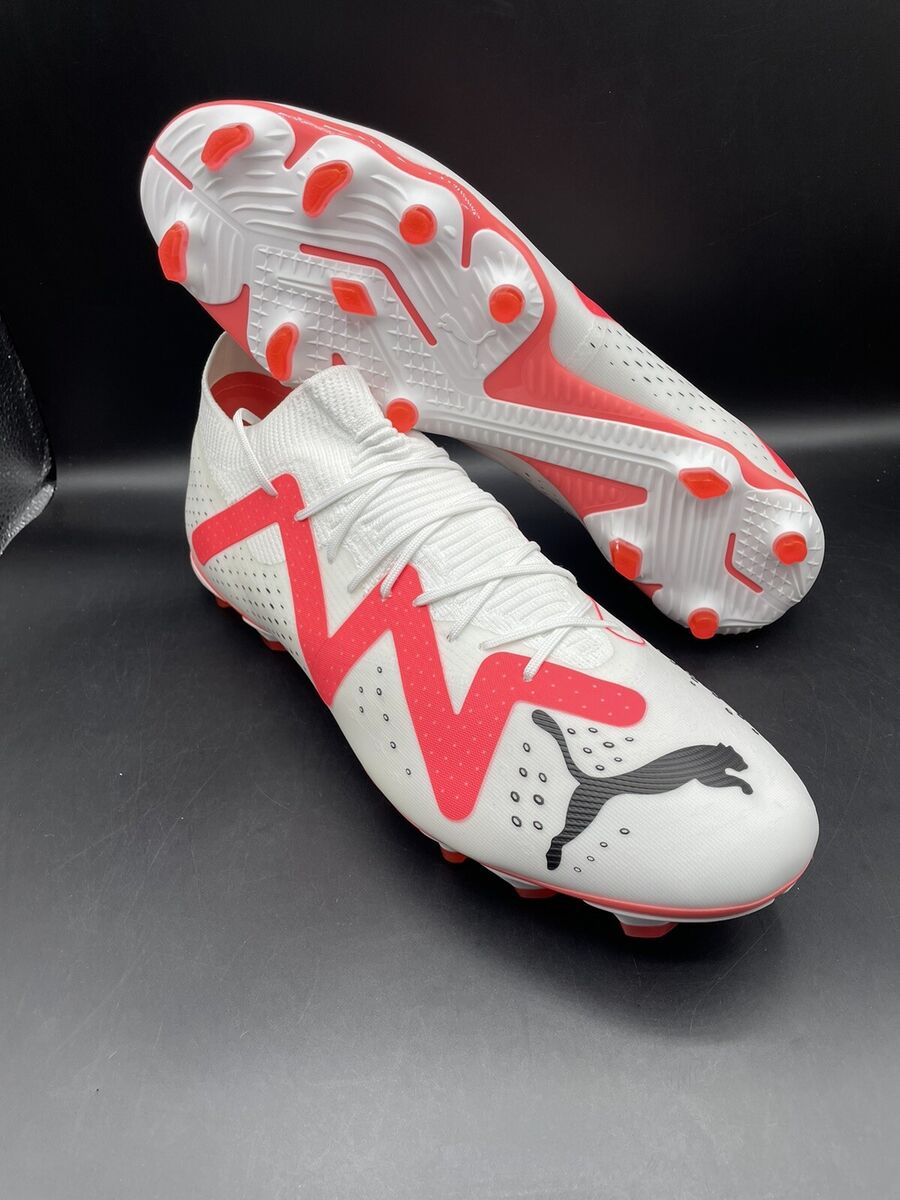 New Puma Future Match FG AG White Red Mens Size 11.5 Soccer New Puma Future Match FG AG White Red Mens Size 11.5 Soccer