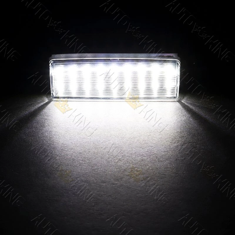FIT 2006-2015 MAZDA MX5 MX-5 MIATA WHITE 6000K 18-SMD LED LICENSE PLATE LIGHTS - Image 4 of 4