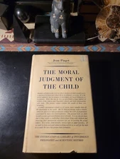 The Moral Judgement Of The Child, Jean Piaget 1968 - VERY GOOD