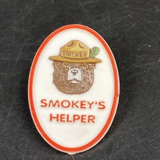 Vintage Smokey The Bear Smokeys Helper Plasti...