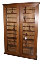 Portapipe vetrina 120 posti rastrelliera poggia pipa cabina per pipe armadio 