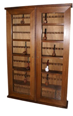120 Seater Showcase Pipe Holder Rack Pipe Cabin Pipe Cabinet 