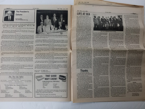 The TIN CAN SAILOR Newspaper 1998 Vol. 22 No. 2 DESTROYER DIVISION 50 1943-1945 - Picture 11 of 24