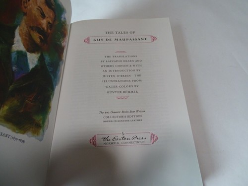 Easton Press Collectors Edition 1977 The Tales of Guy de Maupassant - Picture 7 of 8
