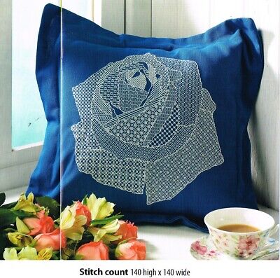 CROSS STITCH PATTERN ONLY    HM BLACKWORK AND ROSES SUQ