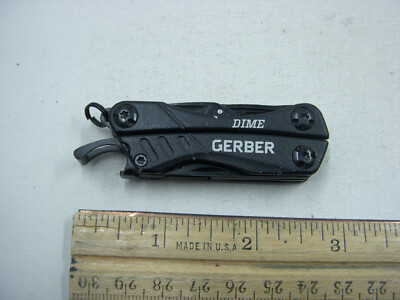 Gerber Dime 4660718D1 Black 11 Function Multi Tool