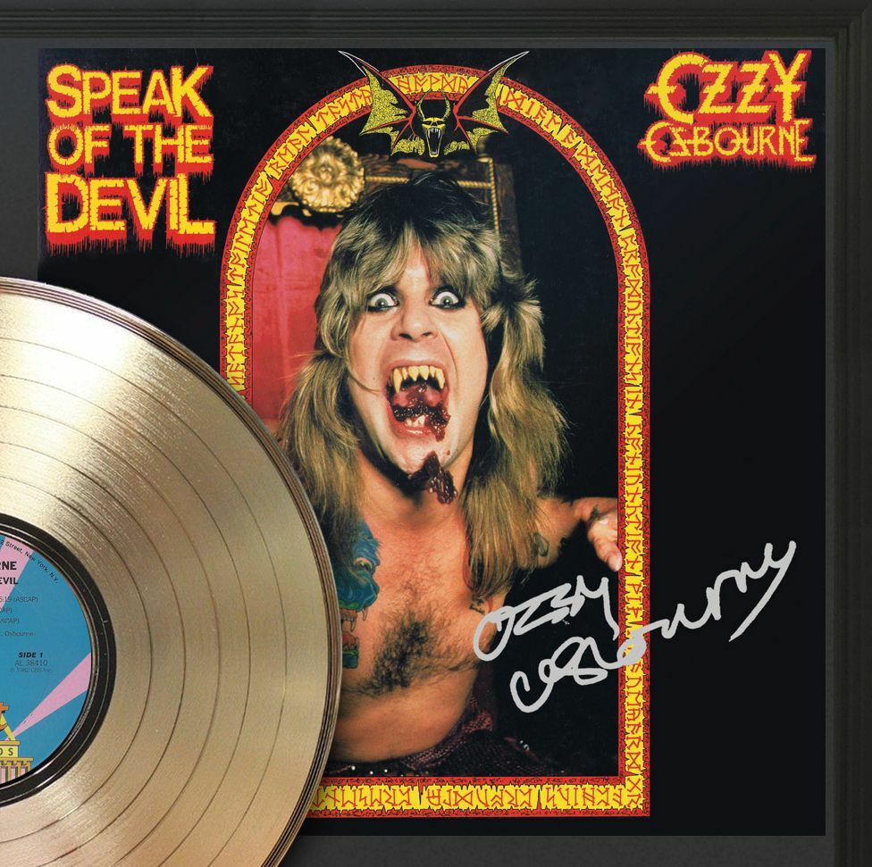 超美品 ステッカー付 OZZY OSBOURNE 罪と罰 LP レコード レア LP国内盤帯付】オジー・オズボーン 罪と罰 ステッカー付