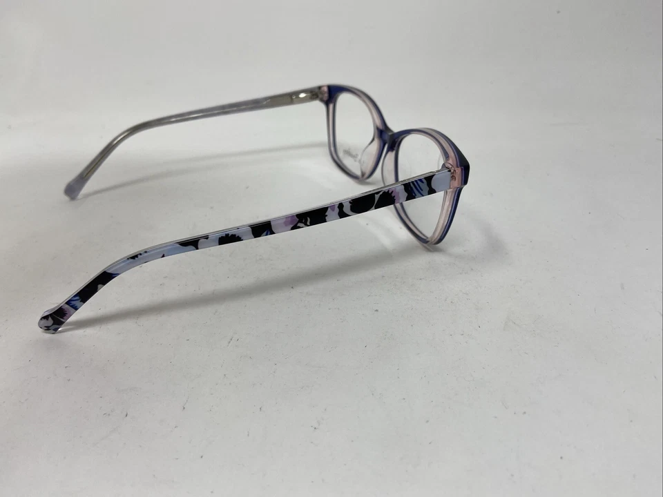 VERA BRADLEY EYEWEAR MARIO PLUM PANAIES 52-16-135 BLUE PINK CRYSTAL S82 - Imagem 4 de 4